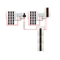 30KW Power Wall install 48v 200ah solar lifepo4 lithium ion phosphate battery pack with bms  48V 200ah 3pcs